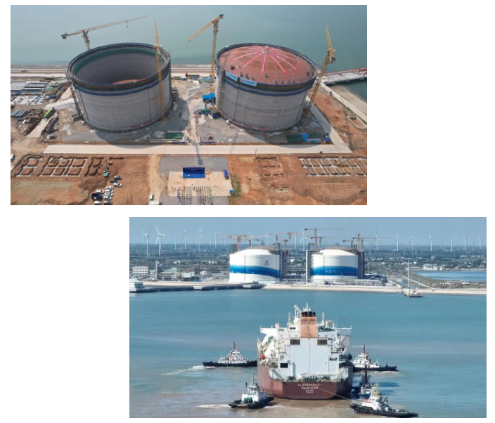 中核华兴公司承建的两个LNG项目迎来重要节点
