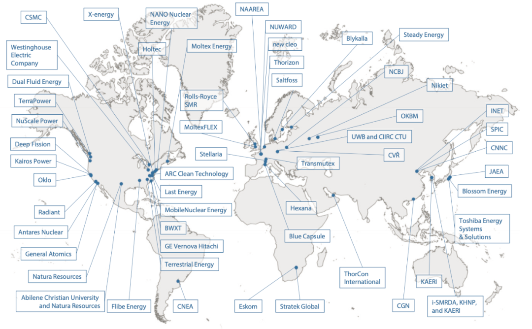 全球小型模块化反应堆设计突破127种