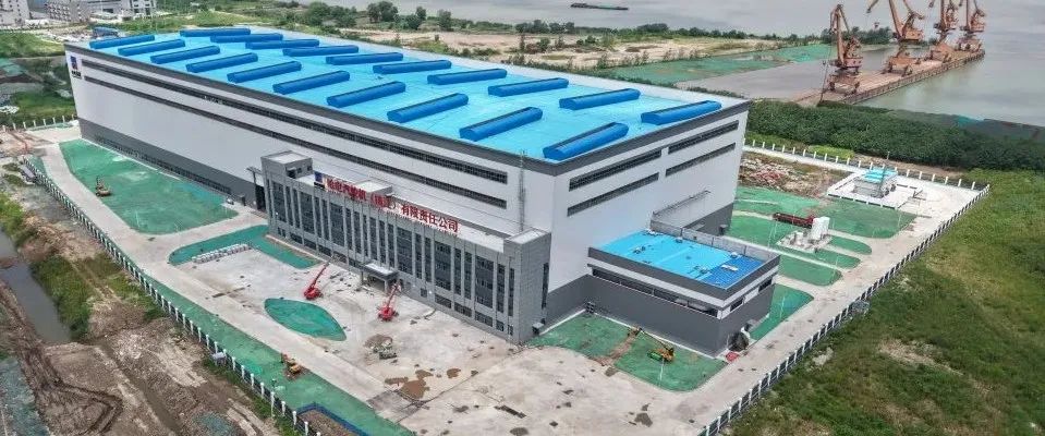 中核华兴公司承建的哈汽重燃及核电装备生产制造基地项目一期工程试生产