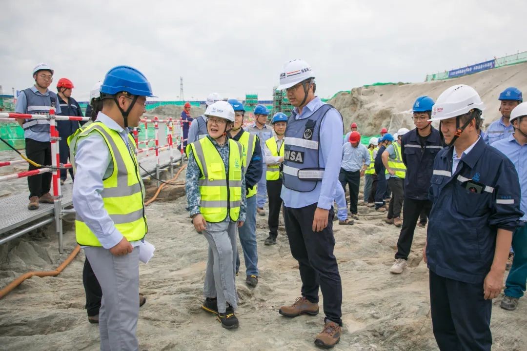 华东监督站开展江苏徐圩核能供热发电厂一期工程1号机组核岛基坑验槽核安全监督工作