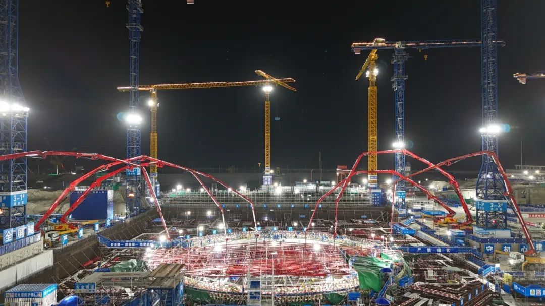 太平岭核电3号机组核岛土建工程正式进入全面施工阶段